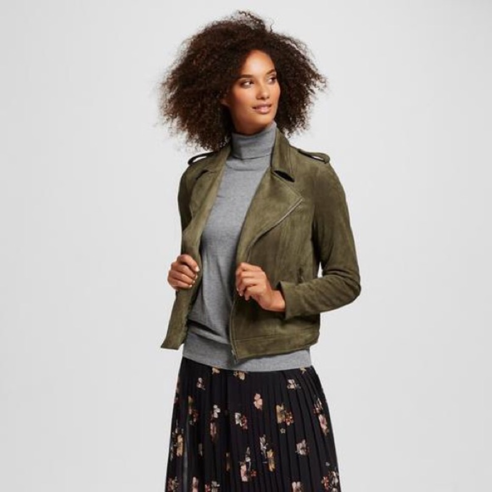 WhoWhatWear for Target Faux Suede Moro Jacket